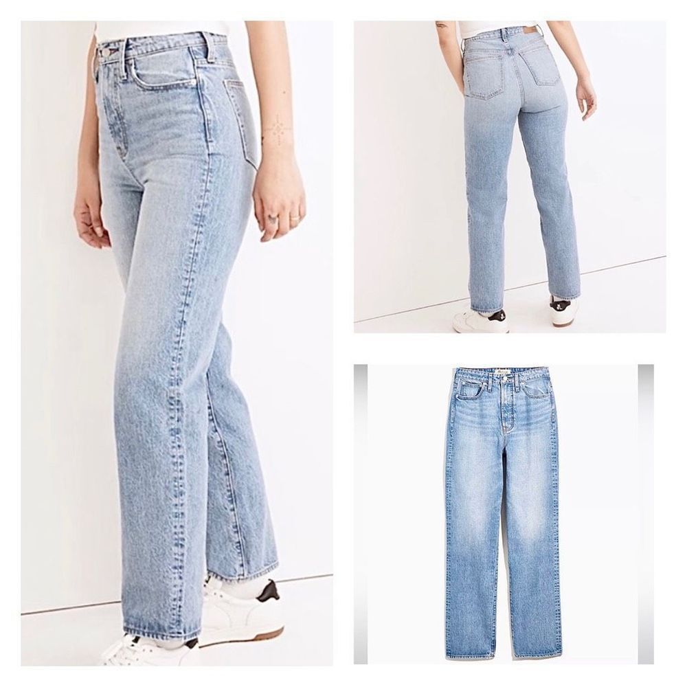 ☀️SOLD☀️Madewell Curvy Perfect Vintage Mom Jean Lt. Blue Sz 26 - Picture 3 of 11